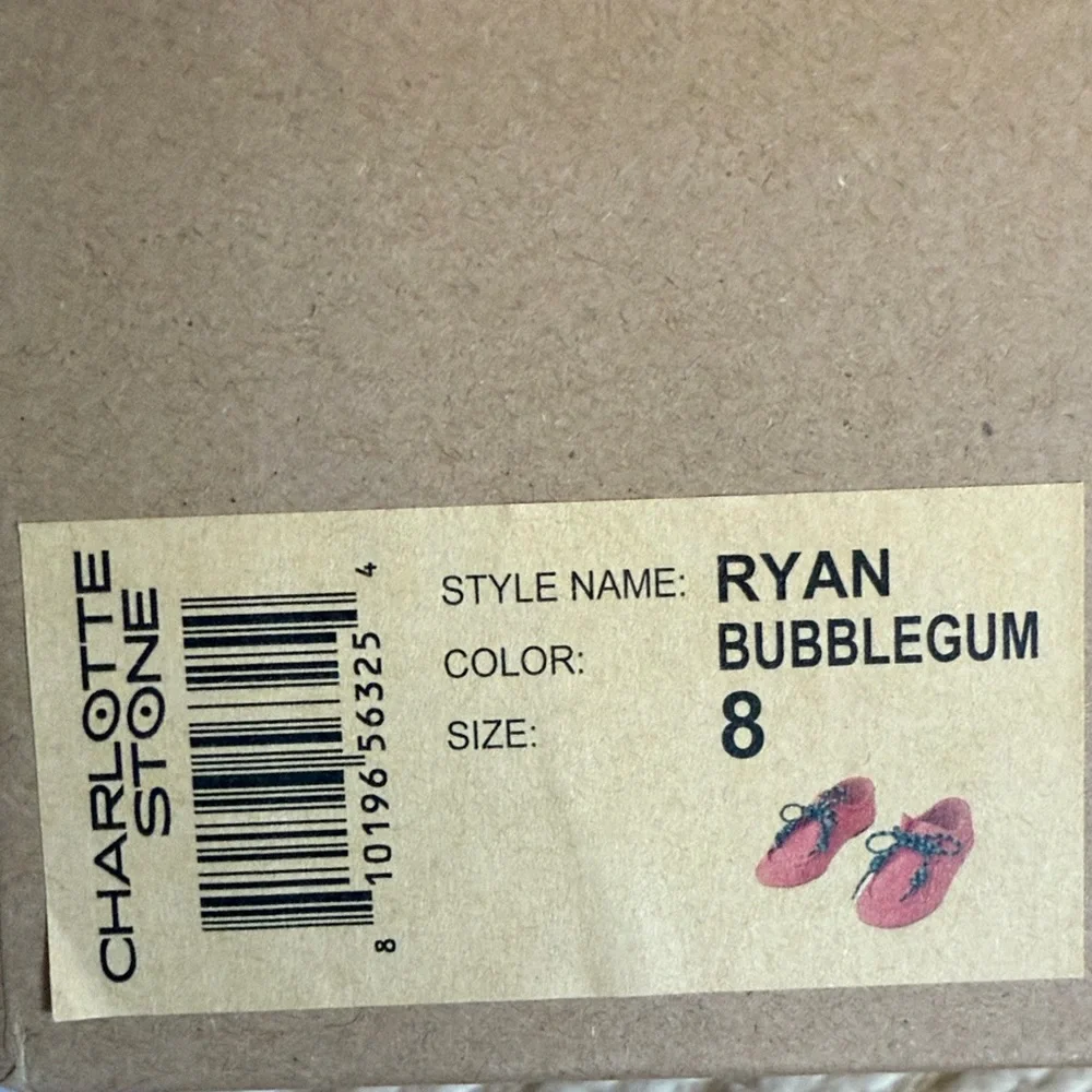 Pink Suede Charlotte Stone Loafers BRAND NEW 🩷💙 - Picture 2 of 7